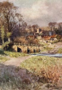 Vue du village de Sutton - Wilfrid Williams Ball