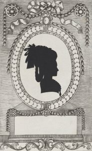 Silhouette de la comtesse Lodroni, 1784-1834 - Wilhelm Ackermann