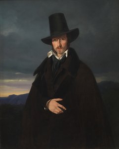 Portrait du peintre allemand Wilhelm von Kaulbach - Wilhelm Bendz