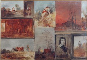 Image de collection avec neuf études