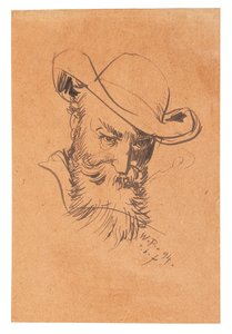 Autoportrait avec chapeau, 1894