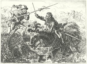 Mort de Charles le Téméraire, duc de Bourgogne, à la bataille de Nancy - Wilhelm Camphausen