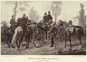 Rencontre du Prince Bismarck et de Napoléon III
