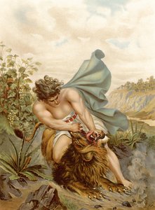 Samson tue le lion