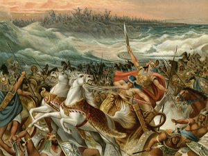 Les Israélites sauvés de la mer Rouge - Wilhelm Ebbinghaus