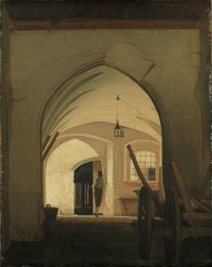 Une maison de cocher, Partenkirchen - Wilhelm Ferdinand Bendz