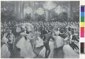 Bal à la cour - raisonnement de la quadrille