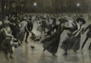 Fête sur la glace, 1909