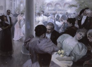 Réunion au Kurhaus - Wilhelm Gause