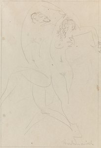 Nymphe et Satyre, vers 1915 - Wilhelm Hunt Diederich