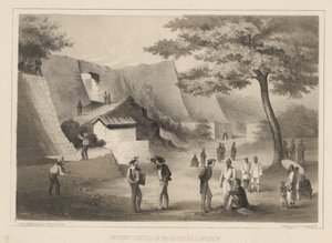 Ancien château de Na-Ga-Cus-Ko, Lew Chew, 1855