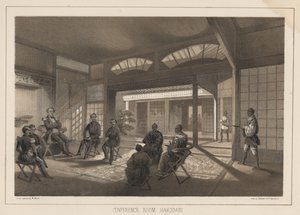 Salle de conférence, Hakodadi, 1855 - Wilhelm Joseph Heine