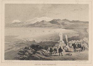 Hakodadi depuis Telegraph Hill, 1855