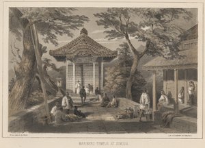 Temple des marins à Simoda, 1855 - Wilhelm Joseph Heine