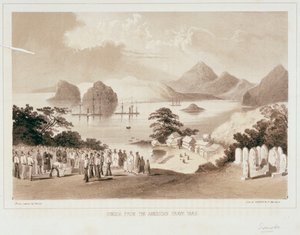 Simoda depuis le cimetière américain