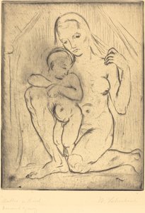 Mutter und Kind - Wilhelm Lehmbruck