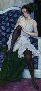 Jeune femme en sous-vêtements, c.1910-11