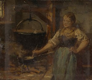 Intérieur paysan - Wilhelm Marc