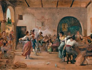 Danse dans une osteria, c.1860