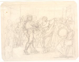Danse dans une fromagerie - Wilhelm Marstrand