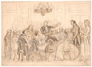 Le toast du nouveau chevalier - Wilhelm Marstrand