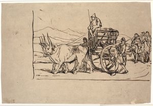 Le retour de Don Quichotte en charrette à bœufs