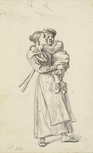 Une femme portant un infirme
