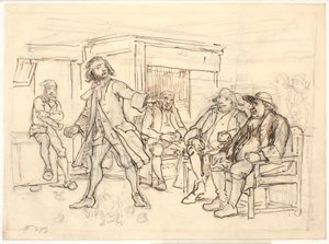 Erasmus Montanus dispute avec Per Degn