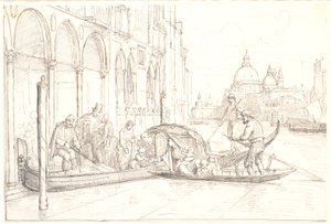Débarquement au Grand Canal à Venise