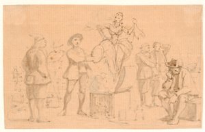 Peder Paars 1. Livre 2. Chant. Vénus sort de la boîte