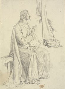 Jésus assis, ainsi qu