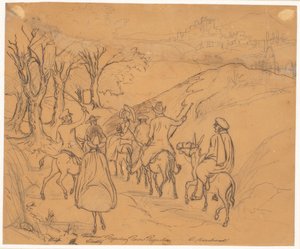 Excursion aux monts Albains - Wilhelm Marstrand