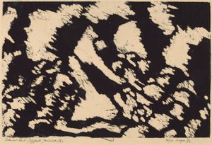 Femme dans un champ - Wilhelm Morgner