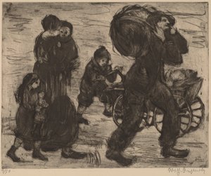 Famille de réfugiés