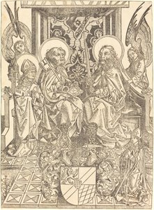 Saints Pierre et Paul sous un dais - Wilhelm Pleydenwurff