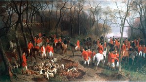 Élisabeth à la chasse, fin du XIXe siècle