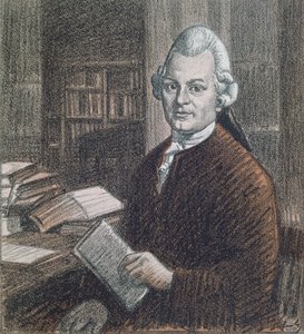 Portrait de Gotthold Ephraim Lessing (1729-81), illustration du magazine 