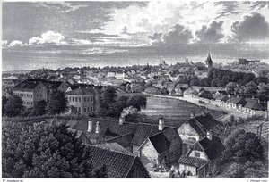 Vue de Dorpat, vers 1850 - Wilhelm Siegfried Stavenhagen