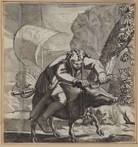 Le Bouffon citant le cochon - Wilhelm Stettler