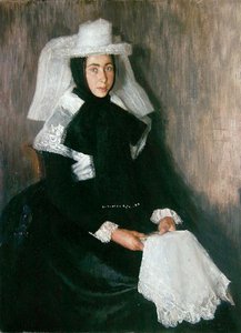 Fille de Langgoens en habit religieux - Wilhelm Thielmann