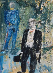 Général et homme en habit - Wilhelm Thöny
