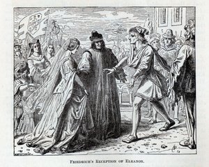Réception de Frédéric par Éléonore - Wilhelm Werthmann