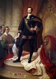 Portrait en pied de Maximilien II Joseph (1811-1864), roi de Bavière