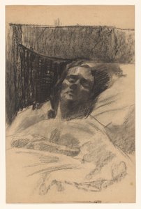 Femme de Wilhelmus Johannes Steenhoff, au lit