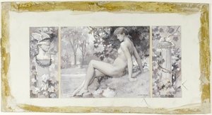 Elle se baigne sans être vue - Will Hicock Low
