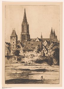 Ulm - Willem Adrianus Grondhout (signed by artist)