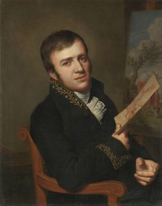 Jan (Baptist) Kobell II (1778-1814), Peintre, en uniforme de membre de l