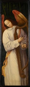 Ange jouant de la harpe, vers 1559 - Willem Benson