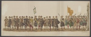Défilé de Delft de 1862, septième et huitième groupe - Willem Bernardus IJzerdraat