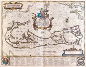 Bermudes, dans "Theatrum Orbis Terrarum, sive Atlas Novus" de Willem Blaeu, Amsterdam - Willem Blaeu